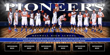 Custom Sports Team Banners Basketball